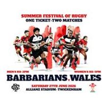 Barbarians v Wales Double Header