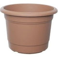 Whitefurze 25cm Round Milano Planter, Terracotta