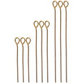 200PCS 16 20 30mm Mini Metal Wire Eyepins Beading Small Open Eye Head Pins Needles Bulk for DIY Craft Bead jewelry makings