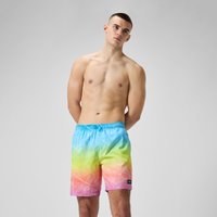 Short de bain Hommes à imprimé numérique Leisure 45 cm pour Hommes Bleu frappant