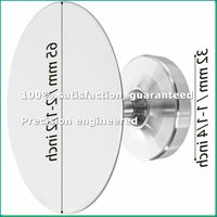 Espresso Shot Mirror for Bottomless Portafilters, Stainless Steel Coffee Extraction Reflective Observation Mirror-A07G