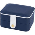 Square Leather Portable Jewellery Box