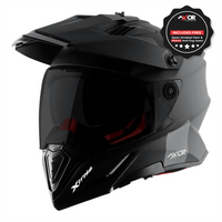 Axor X-Cross Adventure Motorcycle Helmet Black Matt