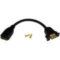 0.15m High Speed with Ethernet HDMI Stub F-F