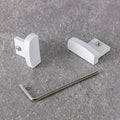 Zaślepka do szyny sufitowej biała, 1 x 2 x 2,5 cm