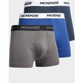 McKenzie 3-Pack Wyatt Boxers, blå