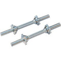 DKN Chromed Solid Dumbbell Bars - Pair