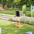 Home Deluxe Houten werkbank TOOL - Blauw