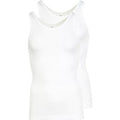 HUBER Trägershirt - Unterhemd  2-er Pkg. weiss | XXL