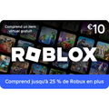 Carte Roblox 10 euros | Carte Robux | Carte Cadeau Roblox