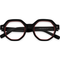 Eliseo Black Geometric Eyeglasses | EYDOLOGY