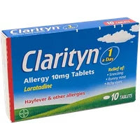 Clarityn Allergy 10mg Tablets - 10 Tablets