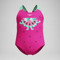 Maillot de bain Bébé Fille Learn to Swim imprimé rose