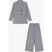 Completo giacca doppiopetto e pantalone palazzo