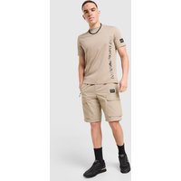 EA7 Emporio Armani Badge Woven Cargo Shorts, bruin