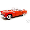 1956 Ford Thunderbird Red 1/18 Diecast Model Car by Motormax
