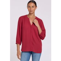 Pintuck Blouse - Beaujolais