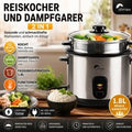 2-in-1-Reis- und Dampfgarer