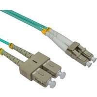 LC - SC 50/125 OM3 Fibre Optic Patch Cable 0.5m