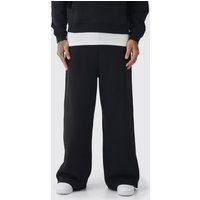 Pantalón Deportivo Tall Básico De Pernera Súper Ancha, Negro