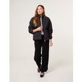Knitted Wide Leg Trousers - M/L / BLACK