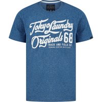 T-Shirts Zinger Motif Cotton Jersey Grindle T-Shirt in Light Blue / S - Tokyo Laundry