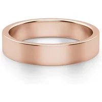 Alianza Clásica Flat 4 MM Oro Rosa 585 (14K)