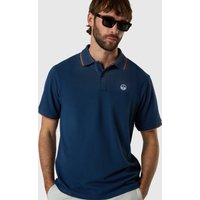 North Sails - Polo con bordi a contrastoNorth SailsDark denim4XL