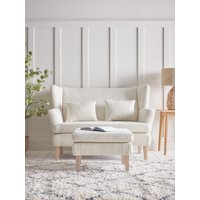 Trosa Two Seater Sofa - Navy Opulent Cotton Velvet