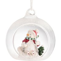 Galway Living Skiing Snowman Hanging Ornament
