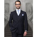 Statement Men's Wool Fashion Suit - Solid Color, 3-Piece