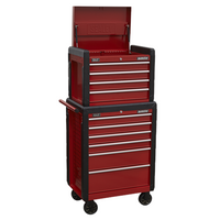 Sealey Superline Pro Topchest 4 Drawer & Rollcab 6 Drawer Combination