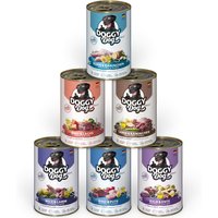 Doggy Dog Adult 6 x 400 g Pacco misto umido per cani - Mix 1 (6 varianti)