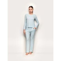 Pantalone lungo con TENCEL™ Modal Rib / AZZURRO CHIARO / M