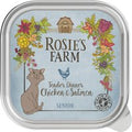 Ekonomično pakiranje Rosie's Farm Senior 32 x 100 g - Senior: piletina i losos
