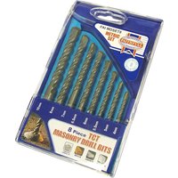 Faithfull 8 Piece Masonry Drill Bit Set