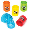 Funny Faces Mini Springs (Pack of 12) Toys