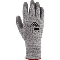 Handschoen ActiveGear snijbestendig grijs 8/M