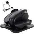 Compact Under Desk Elliptical Pedal Exerciser - 10-Speed, LCD Display, Remote Control, 50kg Capacity, Space-Saving Design | Wowcher