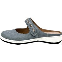 Damen Clogs Komfortable Slipper Blau 39 EU