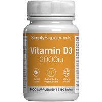 Vitamin D3 2000iu (180 Tablets)