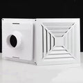 Integrated Ceiling 300*300 Aluminum Alloy Fresh Air Square Exhaust Cover Outlet Vent Duct Grill Anti-corrosion Easy to Install