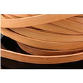 Lederband flach, 10 mm, 1 m, Echt Leder