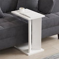 Lun Wooden Side Table in White