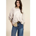 Sweat-shirt col rond imprimé ample