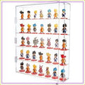5-Tier Acrylic Display Case for Mini Figures, Dust-Proof Wall Mounted or Desktop, Each Compartment 15.7"L x 3.4"W x 3.8"H