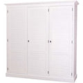 Casa Padrino Landhausstil Kleiderschrank 194 x 59 x H. 200 cm - SchlafzimmermÃ¶bel im Landhausstil