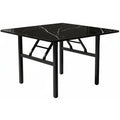 Square 80cm Folding Coffee Table with Luxurious Marble Effect Top | Wowcher