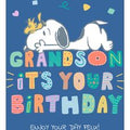 Moonpig Peanuts Grandson Its Your Birthday Card