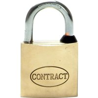 Faithfull Contract Brass Padlock 32mm Standard
